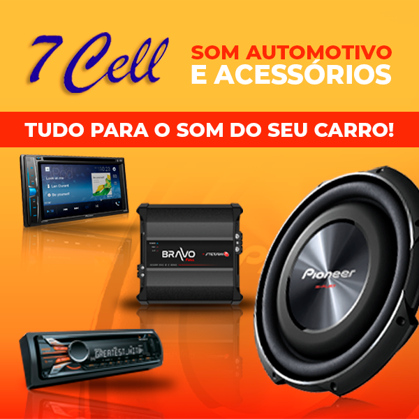 Banner retangular de destaque da loja 7 Cell no santaifigenia.shop