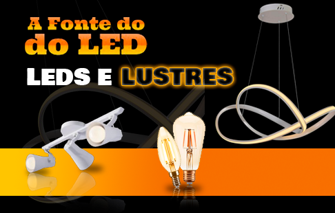 Banner quadrado de destaque da loja A Fonte do Led no santaifigenia.shop