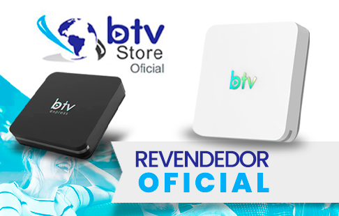 Banner quadrado de destaque da loja BTV Store no santaifigenia.shop