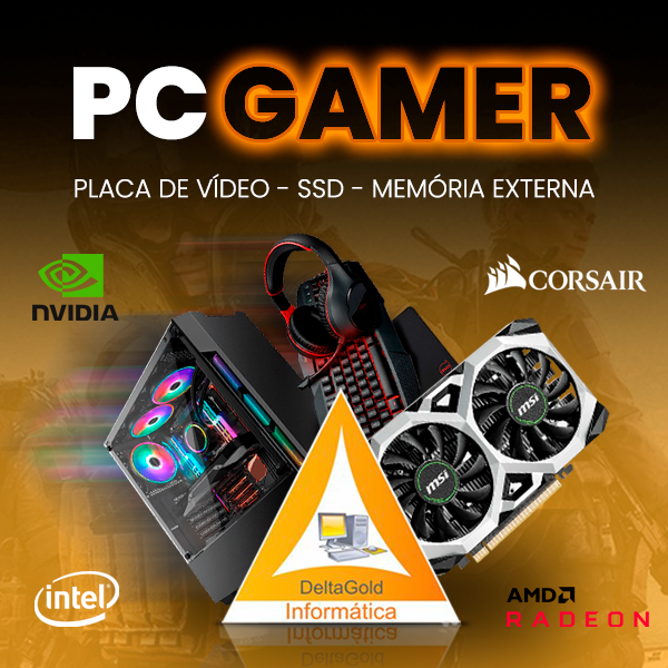 Banner retangular de destaque da loja Deltagold Informática no santaifigenia.shop