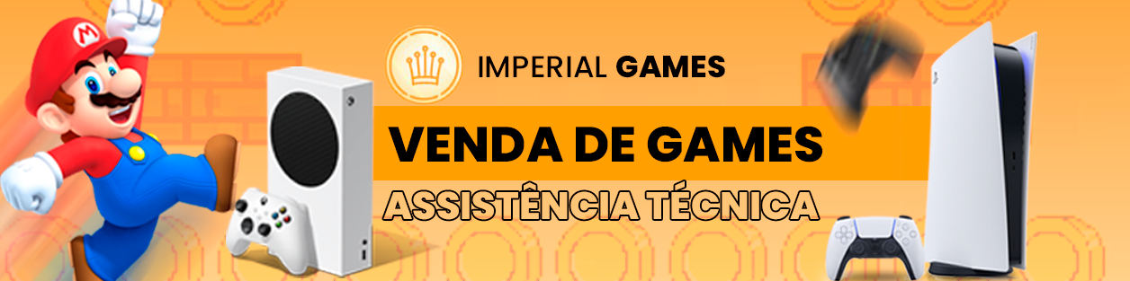 Banner retangular de destaque da loja Imperial Games & Eletronics no santaifigenia.shop