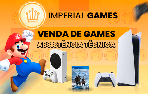 Banner quadrado de destaque da loja Imperial Games & Eletronics no santaifigenia.shop