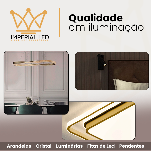 Banner quadrado da loja Imperial Led no santaifigenia.shop