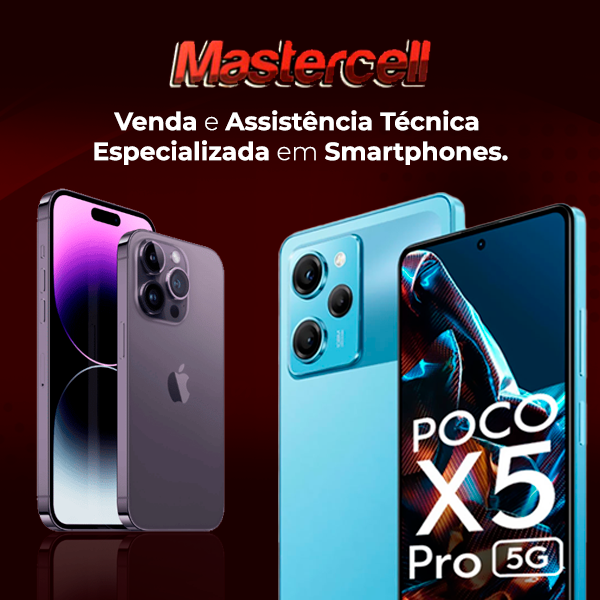 Banner retangular de destaque da loja Mastercell no santaifigenia.shop