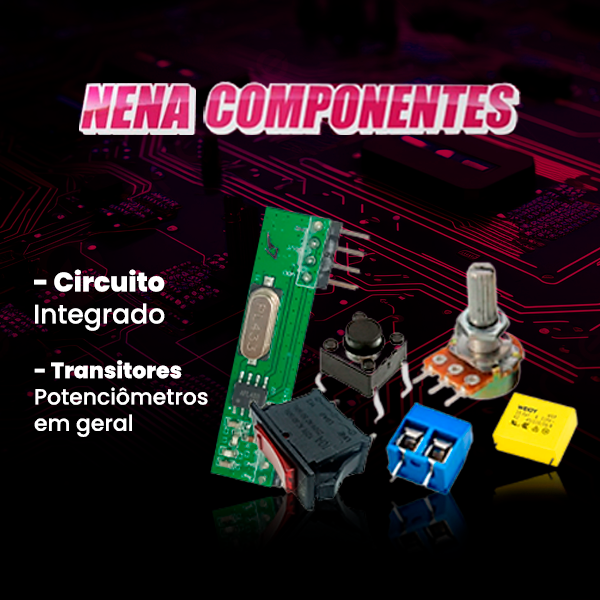 Banner retangular de destaque da loja Nena Componentes no santaifigenia.shop