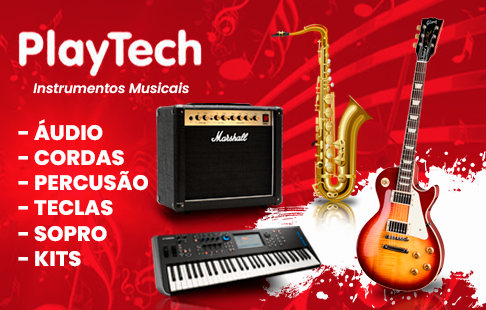 Banner quadrado de destaque da loja Playtech no santaifigenia.shop