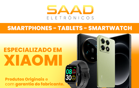 Banner quadrado de destaque da loja SAAD Eletrônicos no santaifigenia.shop