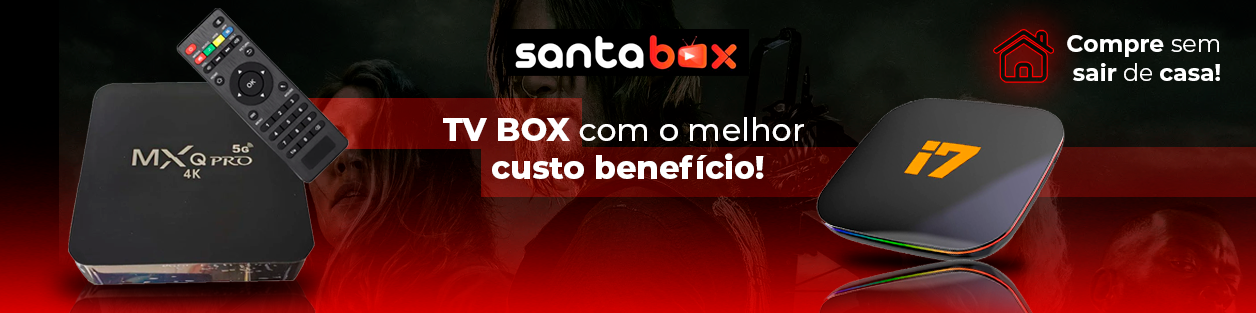 Banner retangular de destaque da loja Santa Box no santaifigenia.shop