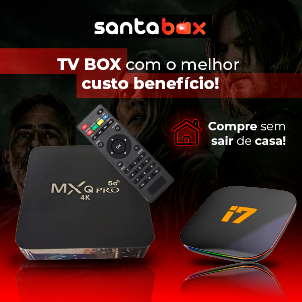 Banner retangular de destaque da loja Santa Box no santaifigenia.shop