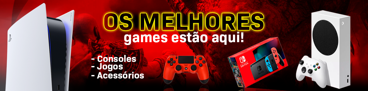 Banner retangular de destaque da loja Trato Feito Games no santaifigenia.shop