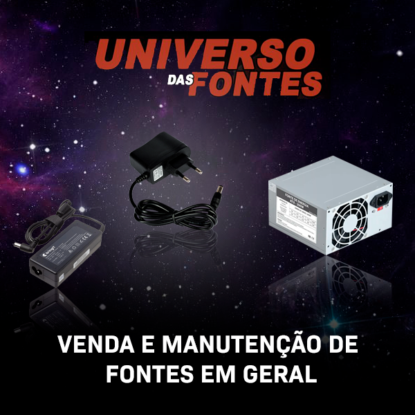 Banner retangular de destaque da loja Universo das Fontes no santaifigenia.shop